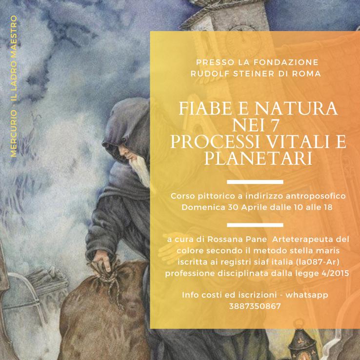 Fiabe e natura nei 7 processi vitali e planetari - Corso pittorico a indirizzo antroposofico