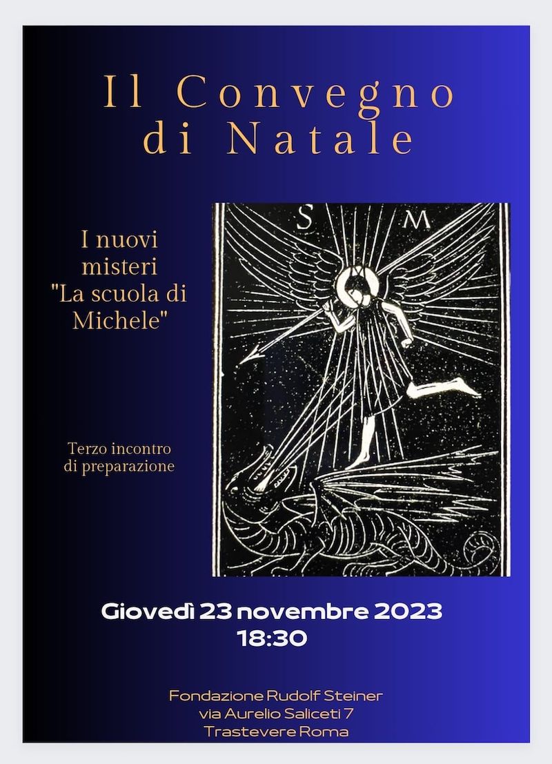 Il Convegno di Natale - I nuovi misteri - "La scuola di Michele" - Terzo incontro di preparazione