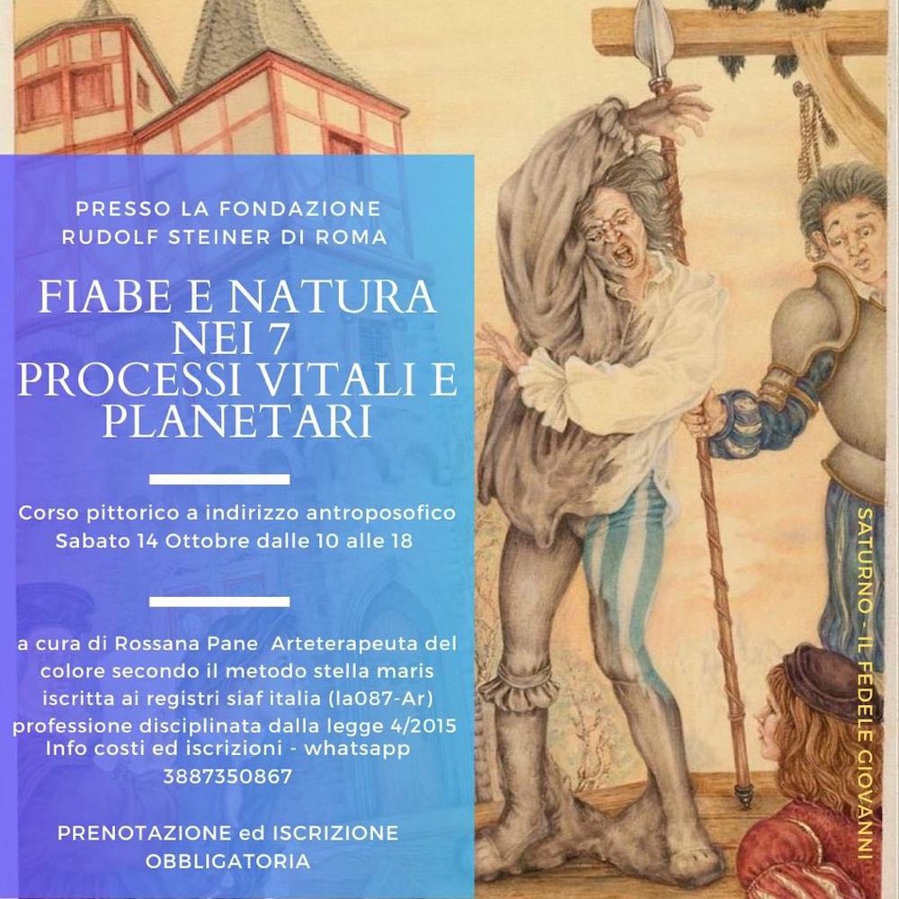 Fiabe e natura nei 7 processi vitali e planetari - Seminario pittorico a indirizzo antroposofico