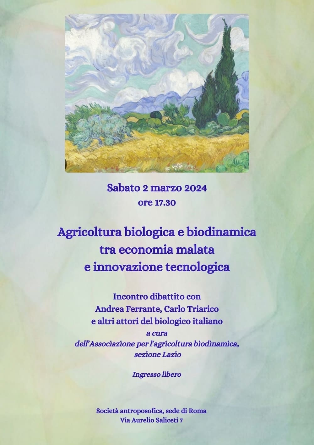 Agricoltura biologica e biodinamica tra economia malata e innovazione tecnologica